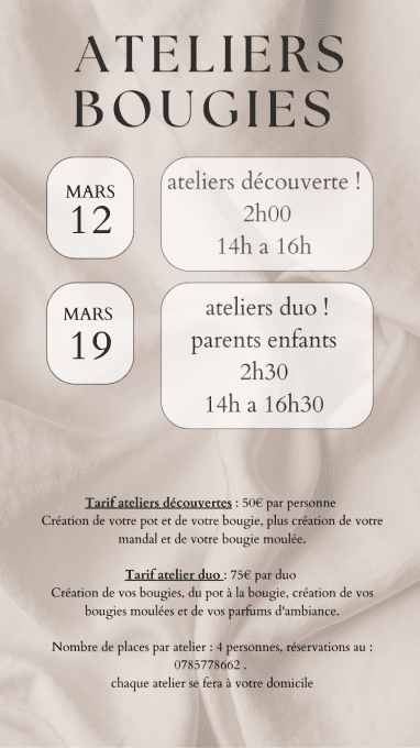 ATELIER BOUGIES 